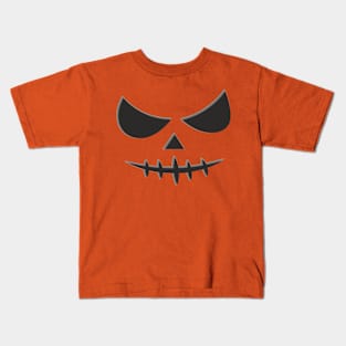 Halloween pumpkin face design Kids T-Shirt